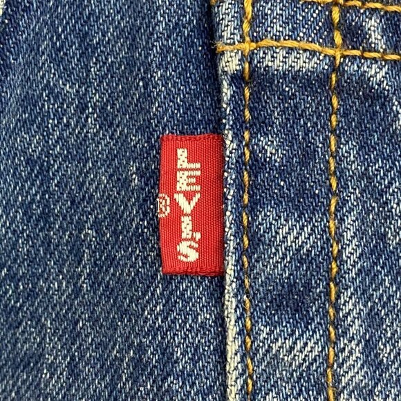 Levi's Wedgie Straight Premium Denim High Rise Cropped Raw Hem Jeans - Picture 8 of 16